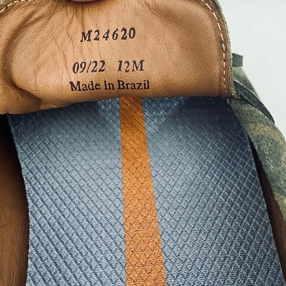 Johnnie-O Getaway Driver Camo Casual Slip On Mocs Moccasins Shoes Men’s Size 12M - Picture 12 of 14